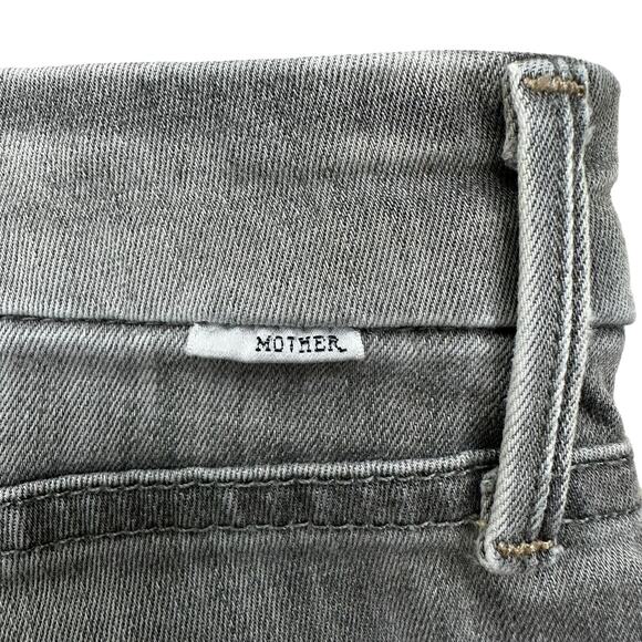 MOTHERl The Looker jeans Size 28  Dark Moon Magic Grey Light Wash Skinny - Picture 8 of 16